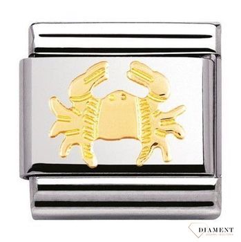 Charms Made in Italy Composable Gold znak zodiaku Rak 030104 04 biżuteria nomination.jpg